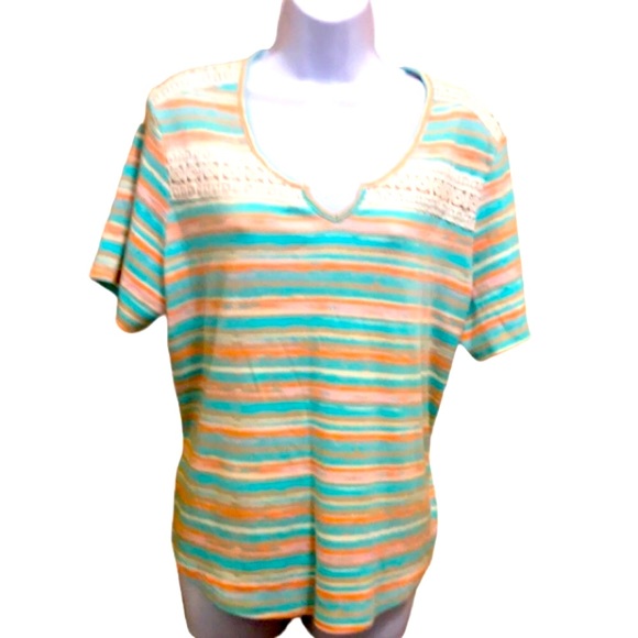 Blair Tops - Blair size  XL pullover short sleeve striped top